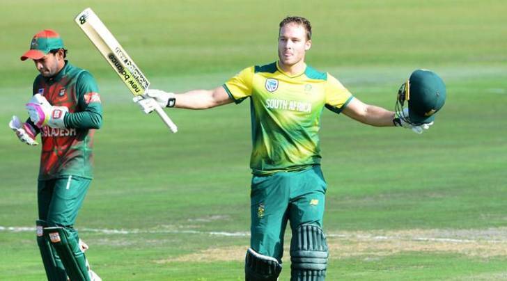 fastest century in t20 -- david miller 35 balls 